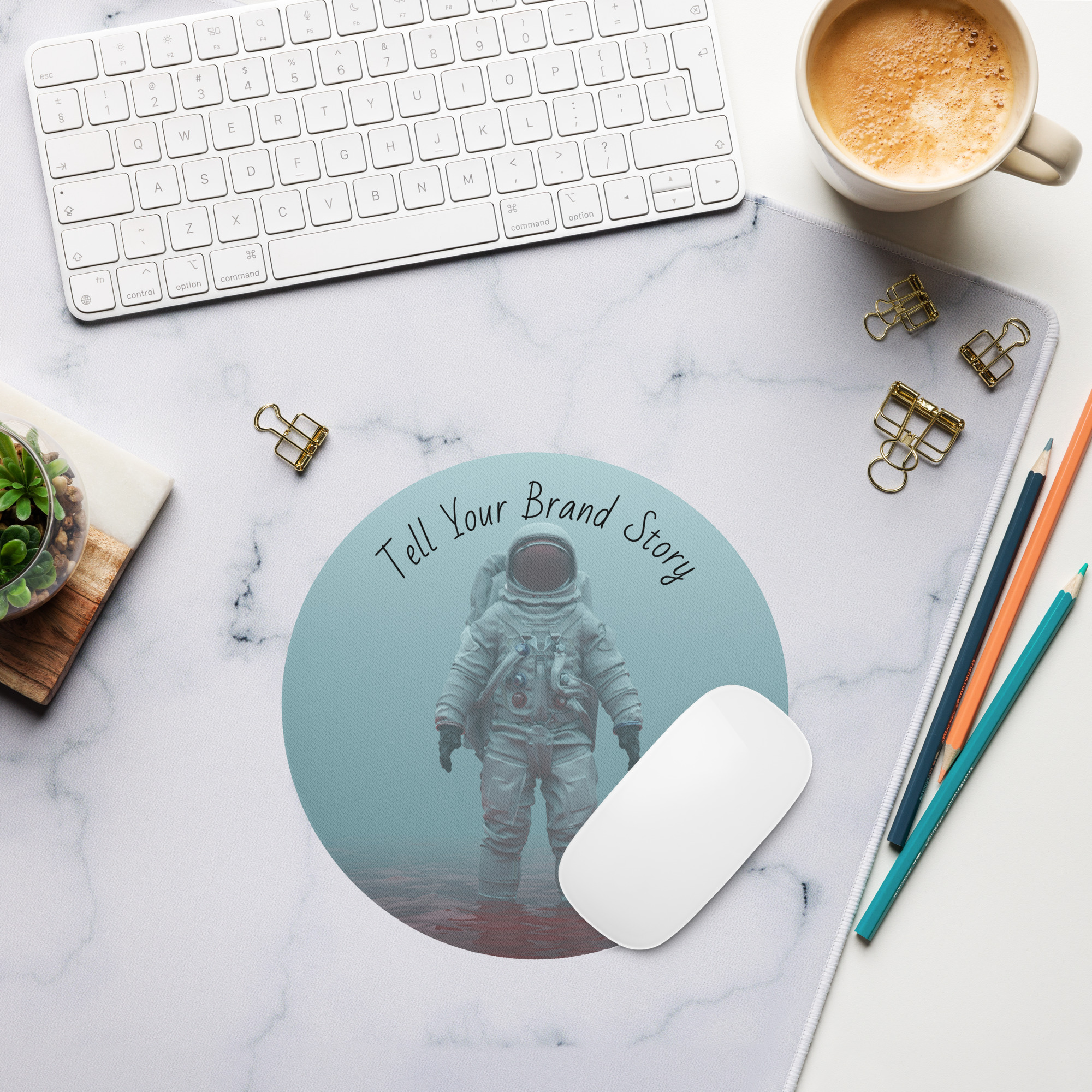 Brand Story (Round mouse pad) - Image 2