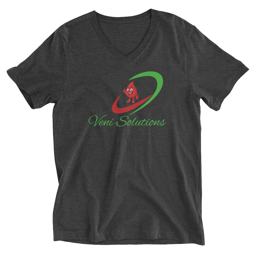 Unisex Short Sleeve V-Neck T-Shirt