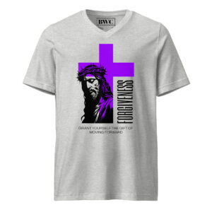 FORGIVENESS (Unisex Short Sleeve V-Neck T-Shirt)