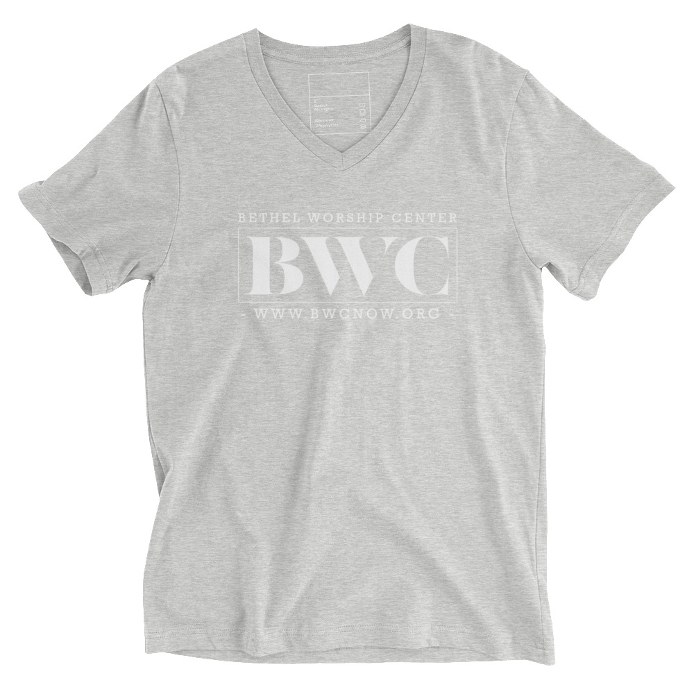 bwc (Unisex Short Sleeve V-Neck T-Shirt) - Image 8