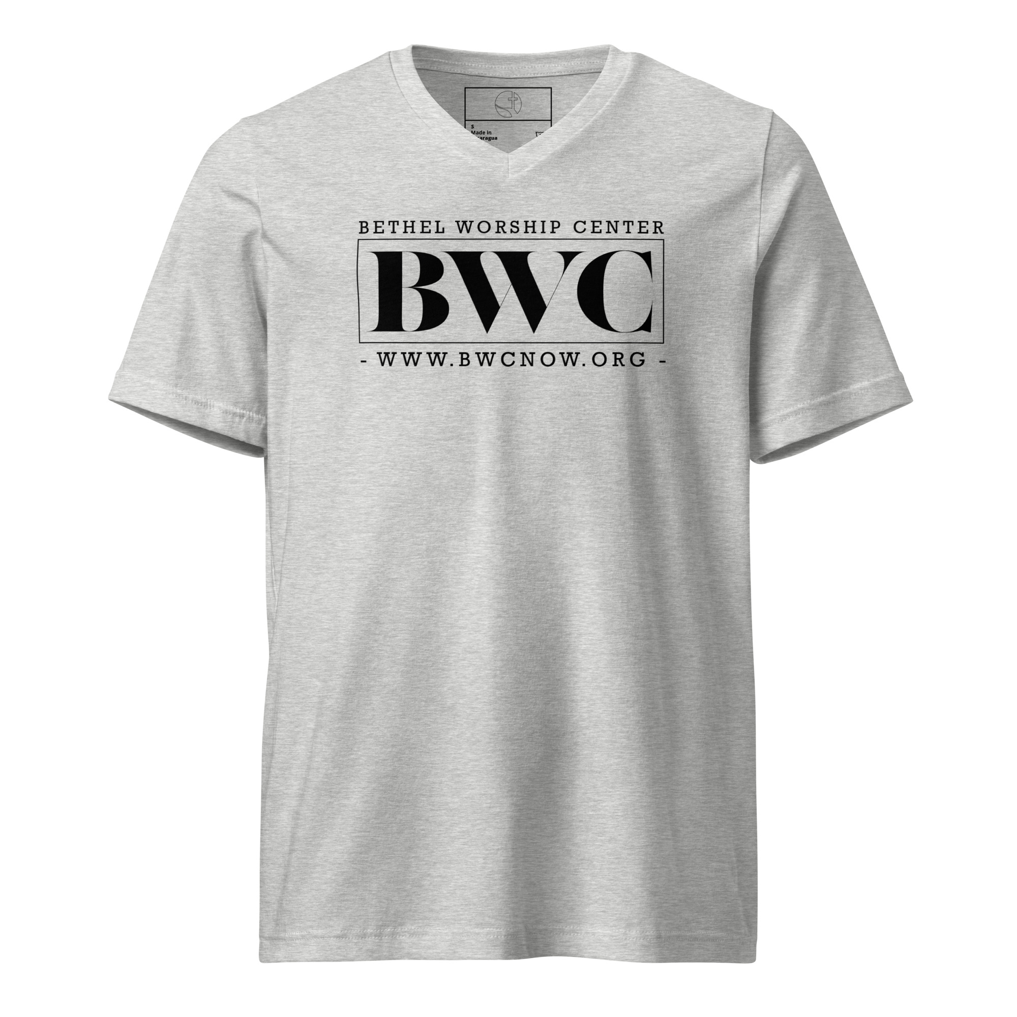 bwc (Unisex Short Sleeve V-Neck T-Shirt) - Image 2