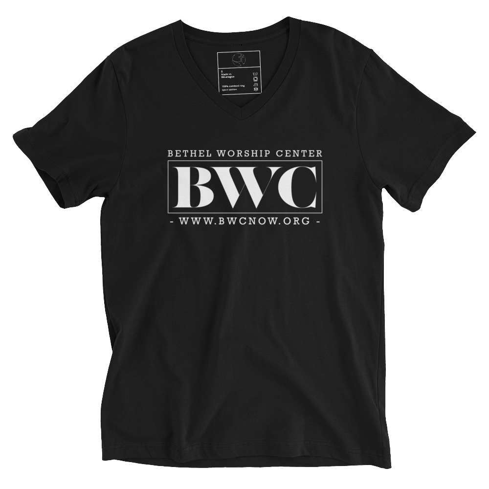 bwc (Unisex Short Sleeve V-Neck T-Shirt) - Image 2
