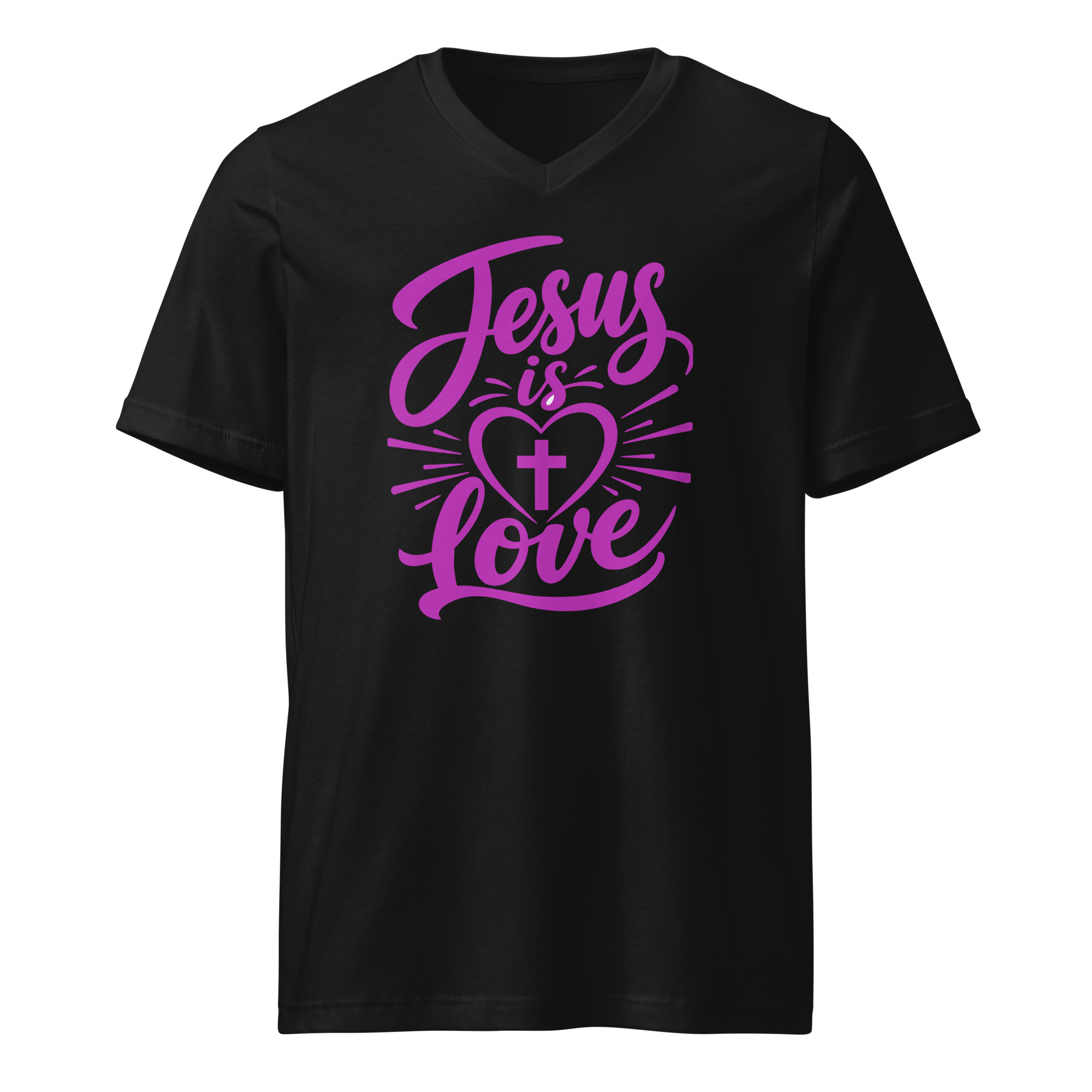 Women (Short Sleeve V-Neck T-Shirt) - Image 2