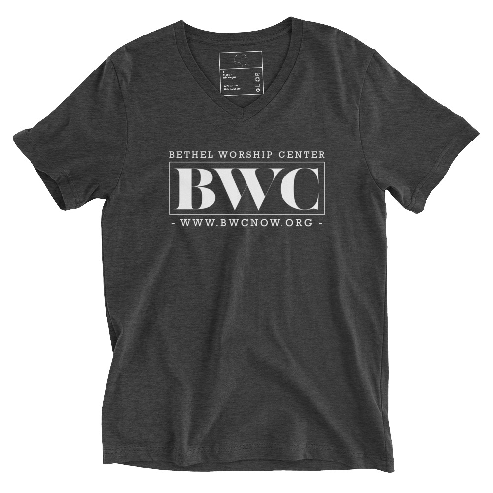 bwc (Unisex Short Sleeve V-Neck T-Shirt) - Image 6