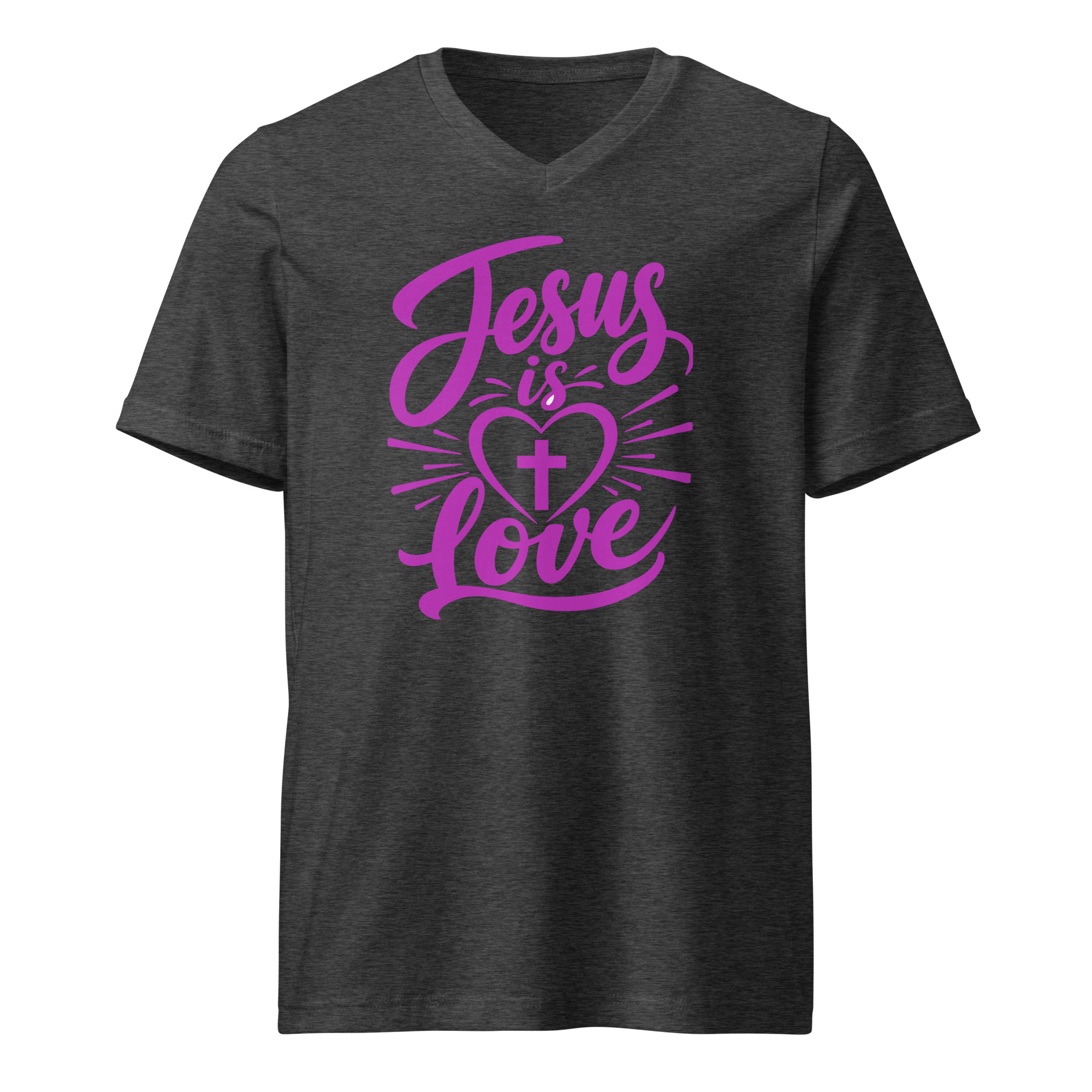 Women (Short Sleeve V-Neck T-Shirt) - Image 9