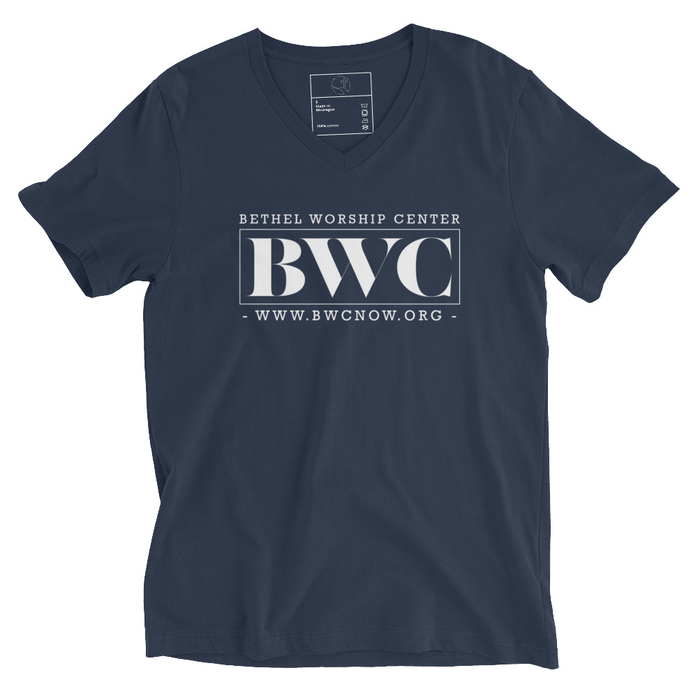 bwc (Unisex Short Sleeve V-Neck T-Shirt) - Image 4
