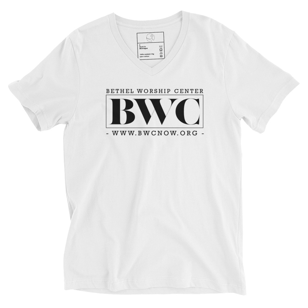 bwc (Unisex Short Sleeve V-Neck T-Shirt) - Image 5