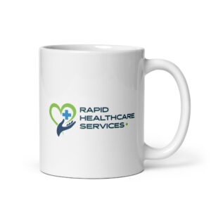 White glossy mug