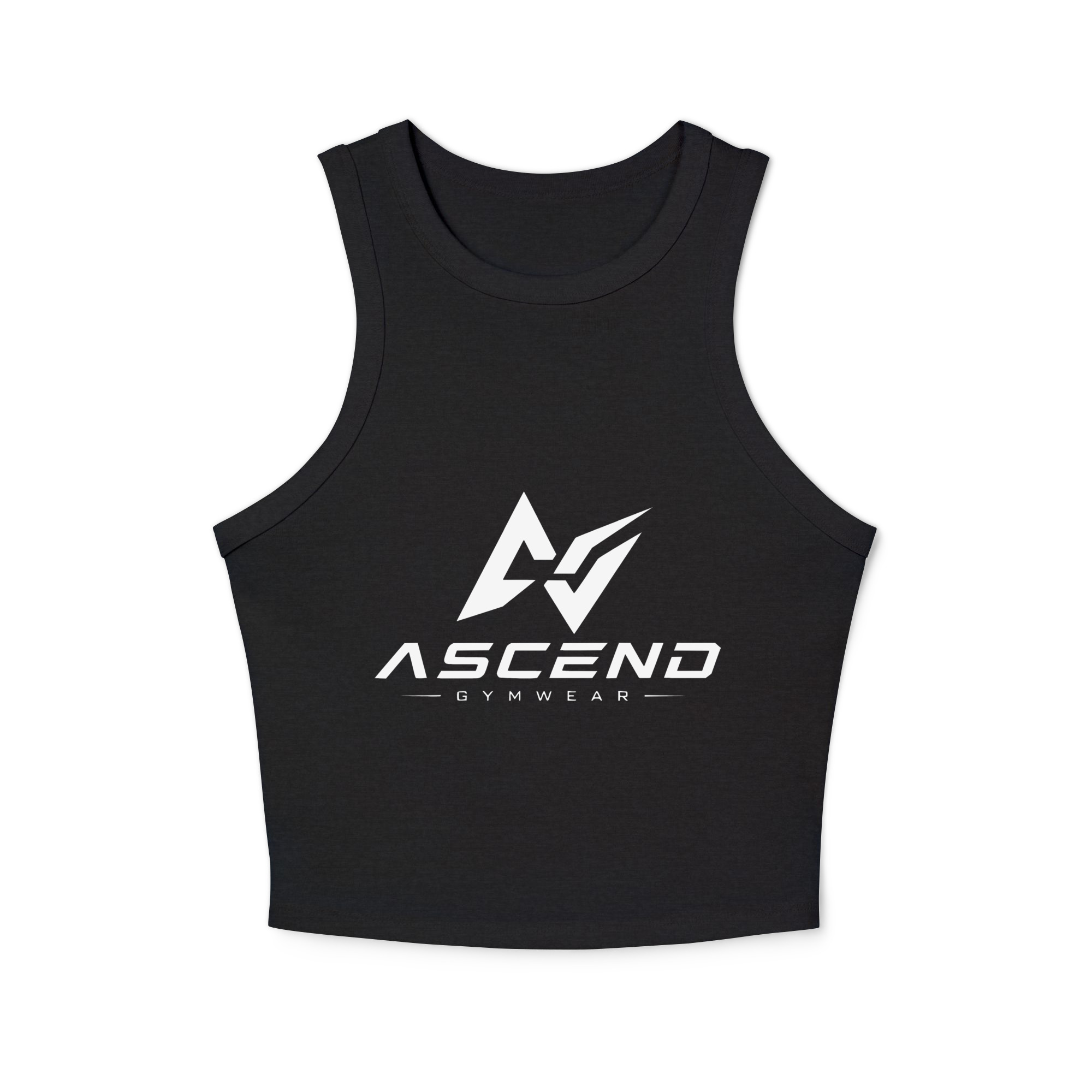 ASCEND Women's micro rib racer tank top