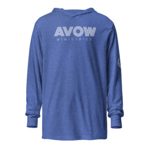 Avow Ministries Retro (Hooded long-sleeve tee)